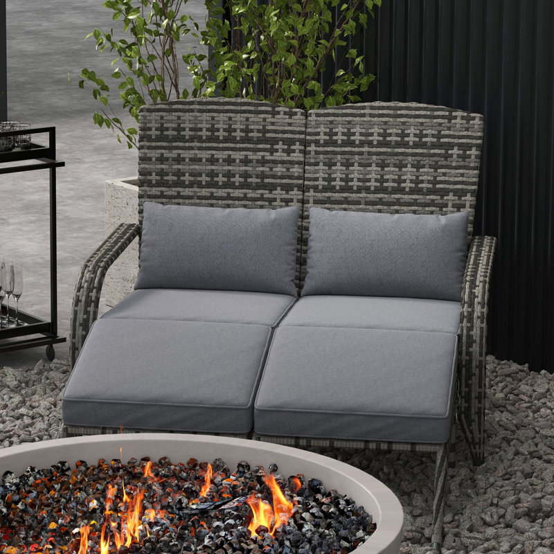 Chaise Adirondack Pershore, Gris