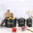 Set Of 3 Potato Onion Garlic Storage Bins Vegetable Containers Food Containers, Black