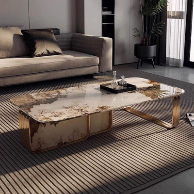 Italian style sintered stone end table