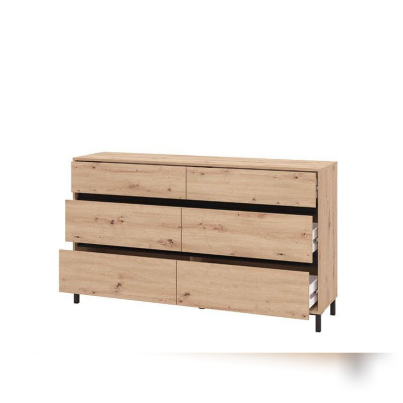 157cm W 6 - Drawer Chest of Drawers