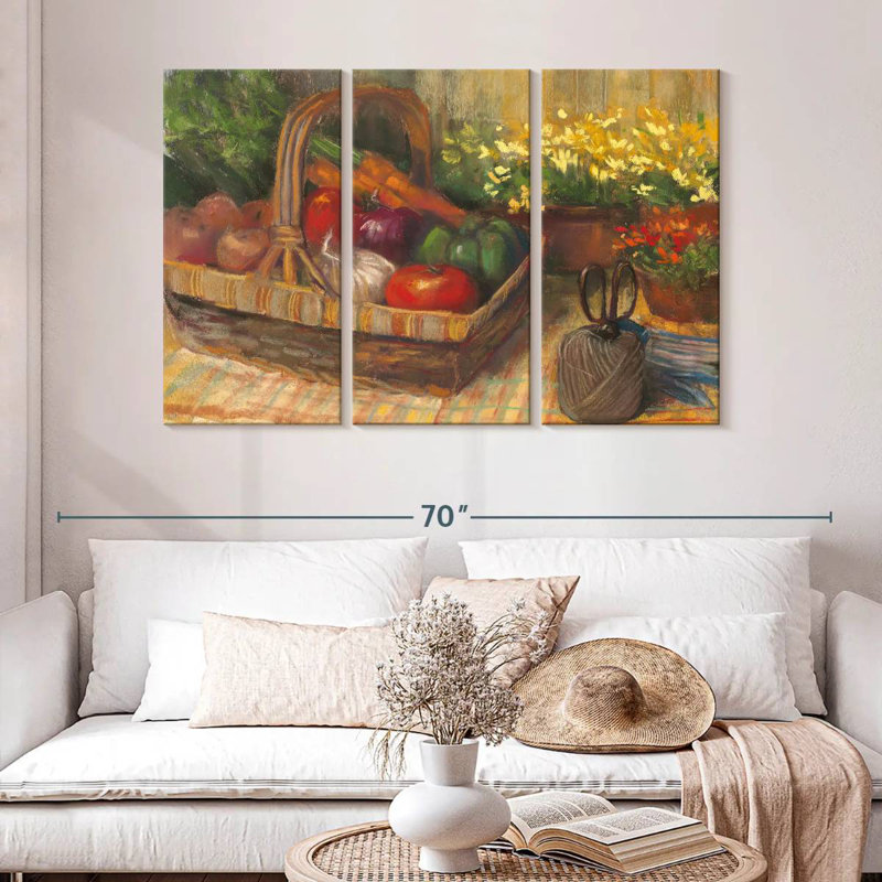 Yarlin Summer Produce, 32" H x 50" W