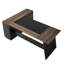 L-Shaped Solid Wood Solid Wood Executive Desk