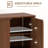 31.5" Solid Wood Veneer Accent Cabinet-123328749