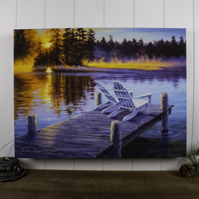 «Magic Morning», art mural entièrement éclairé à DEL 18 x 24