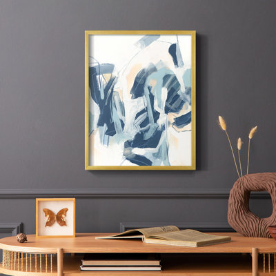 Interlocking Melody I Framed Print - Solid Wood
