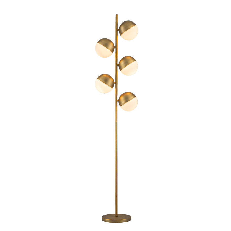 Lampe sur pied à 5 globes Totem