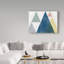 Art sur toile Guarani «Mod Triangles I Soft Crop»-33412902