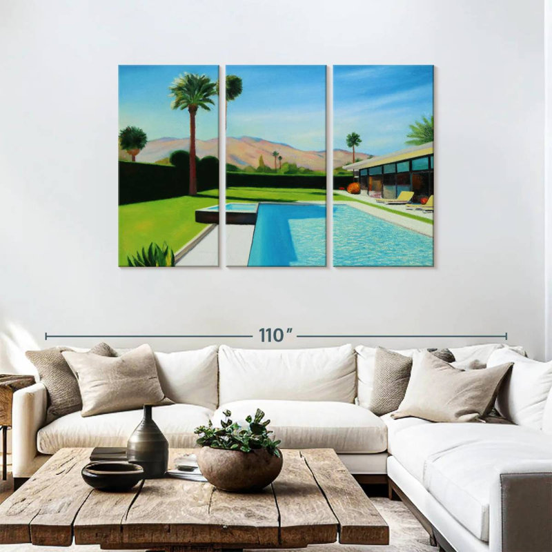 Lilie Palm Springs lundi, H 48 po x l 74 po