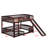 Bunk Bed With Slide,Fence And Ladder-415820309