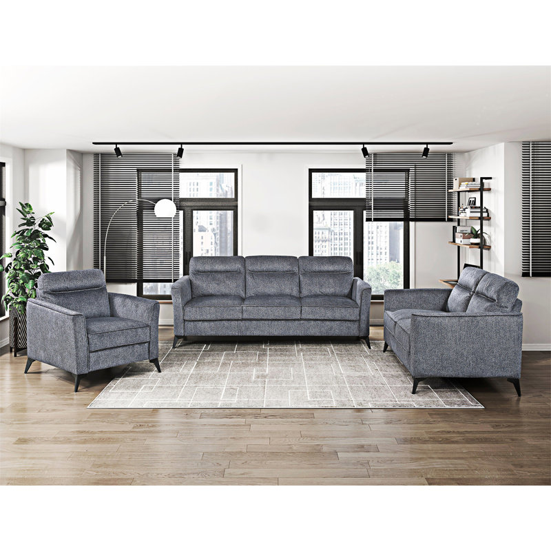 Fauteuil Upholstery, Gris foncé