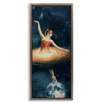 Dancing Ballerina Surreal Nebula Dress