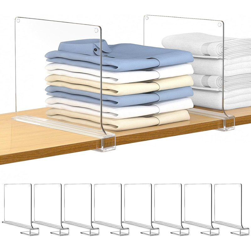 8 cloisons de 8 PCS pour l'organisation de placard