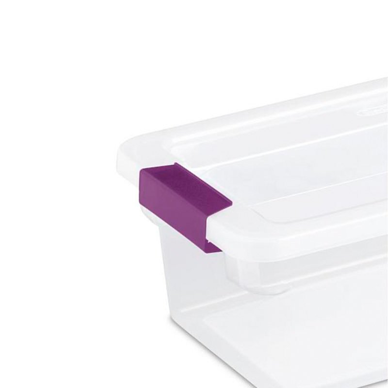 Sterilite Clear View Storage Container Tote w/ Latching Lid