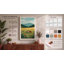 Figure in Wildflower Meadow Modern 1 Piece Wrapped Canvas Wall Art-981131083-981131186