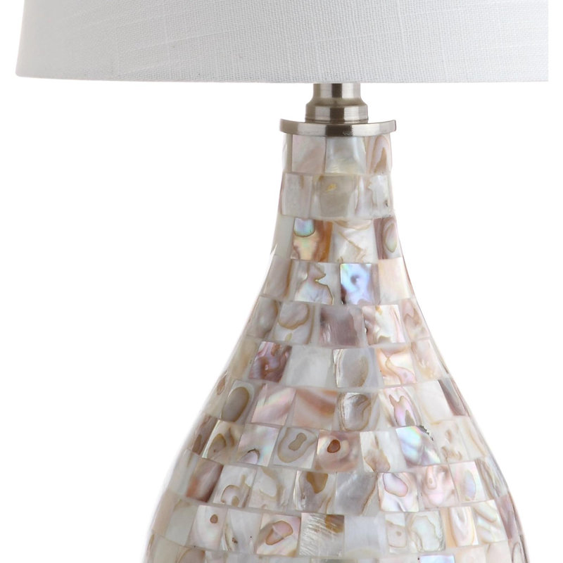 Lampe de table Coastal Seashell Mosaic For Living