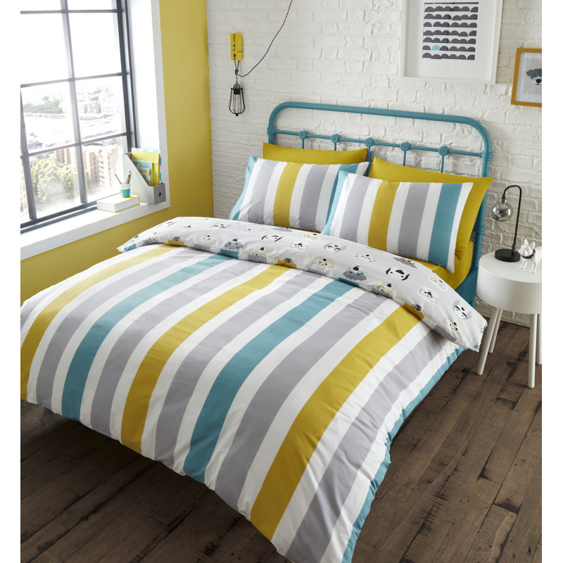 Cool Dogs Duvet Cover Set, 135 x 200cm Duvet Cover + 1 Standard Pillowcase