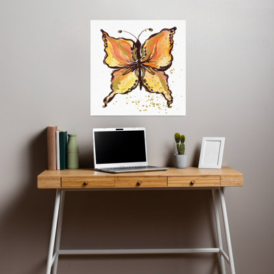 Art contemporain bijou papillon II avec animaux
