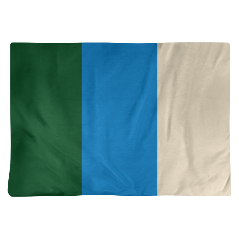 Récapitulatif 18" basket Milwaukee, Vert belle terre / bleu Grands Lacs / crème ville, Sergé de coton