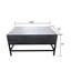 Table basse à plateau relevable gris