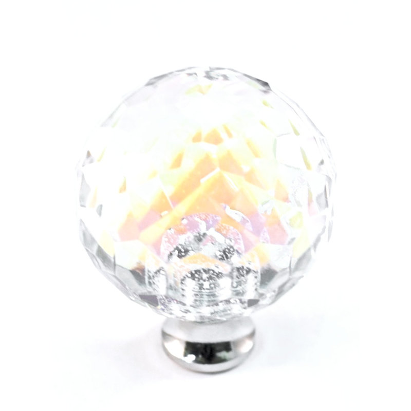 Conical Knob, Pewter/Rainbow