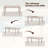 83" Outdoor Aluminum Extended Table