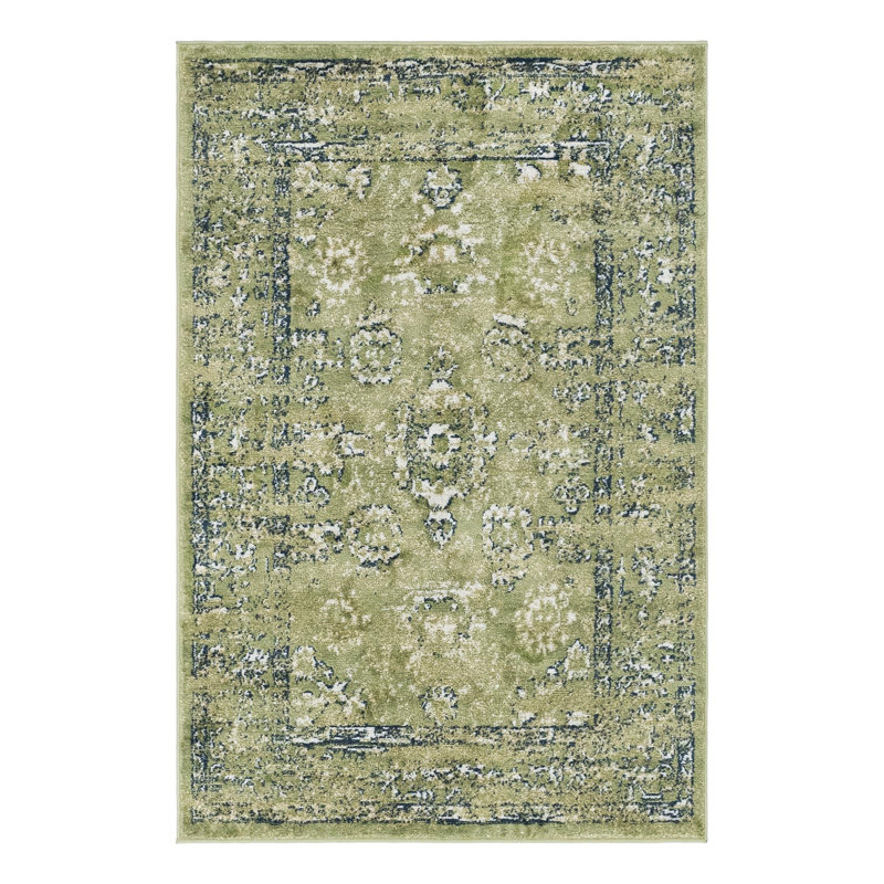 Oriental Indoor Rug, Rectangle 4'1" x 6'1"