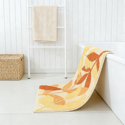 Non-Slip Bath Mat With Ultra Absorbent Plush Microfiber, Machine Washable Bathroom Rug For Safety And Comfort, Indoor Doormat For Bathroom, Kitchen, And Laundry Room