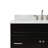Hamlet 43'' Single Bathroom Vanity with Carrara Marble Top-60199501
