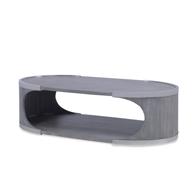 Bowery Coffee Table, Light Slate