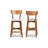 Upholstered Counter Stool with Solid Wood Frame-1941839678