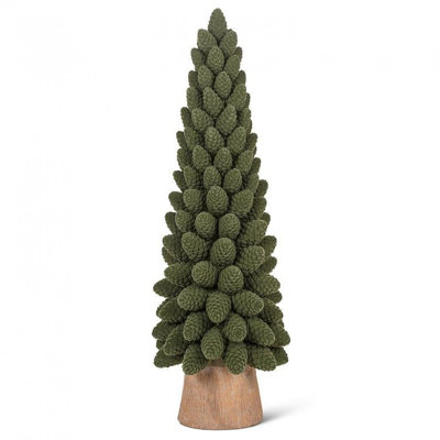 Extra Large Velvet Pinecone Tree