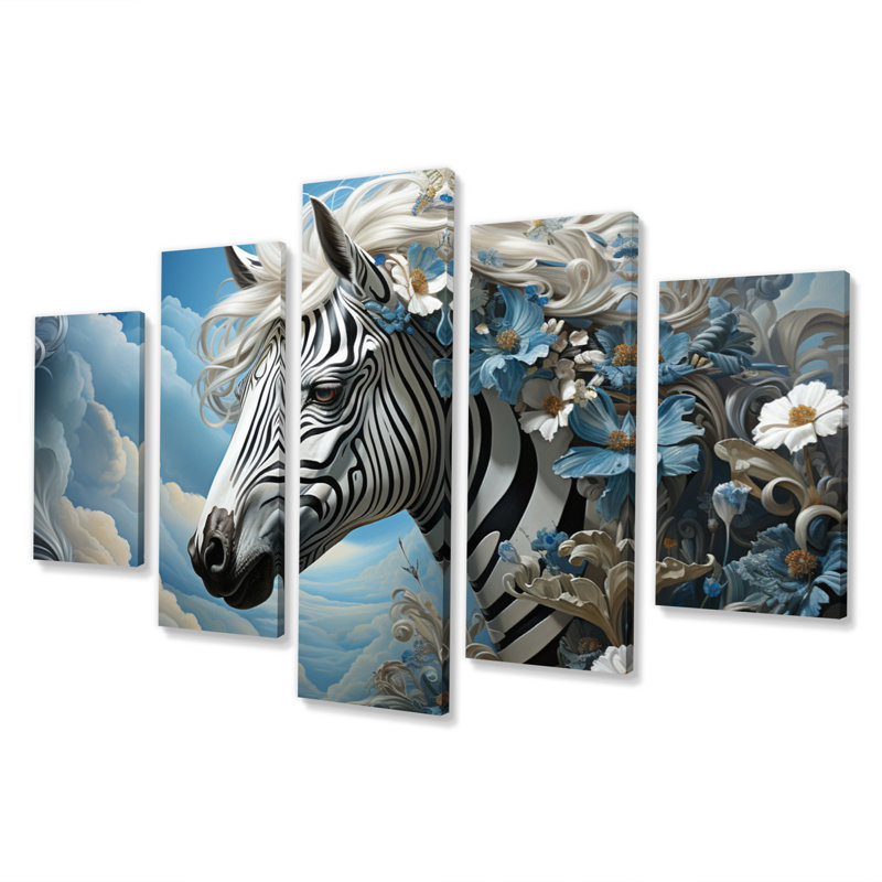 Reproduction sur toile 5 animaux