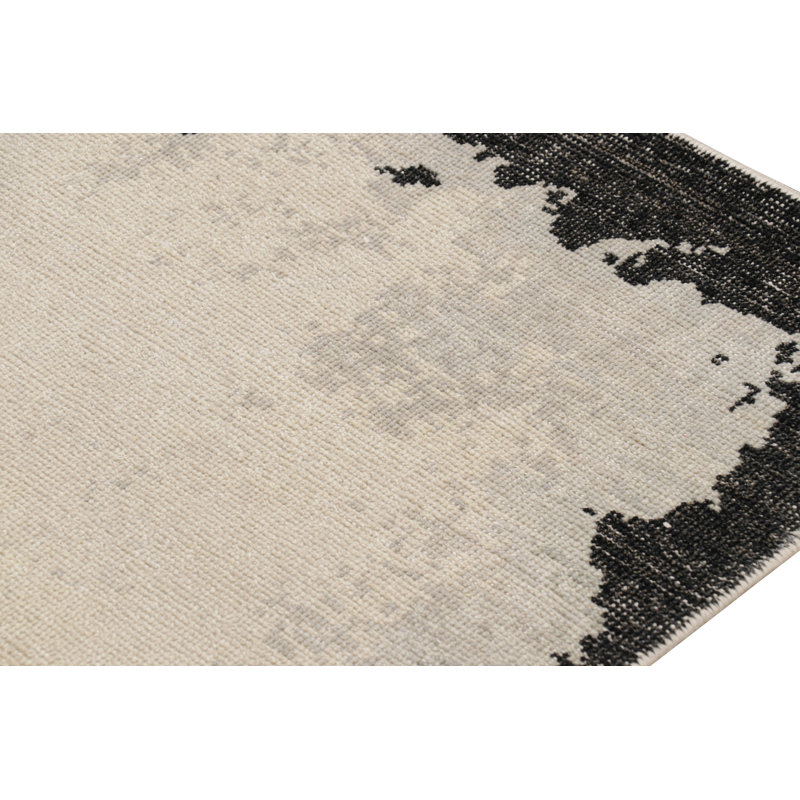 Distressed Homage Abstract Area Rug, Runner 2'6" x 12'