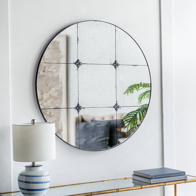 Miroir rond manufacturé