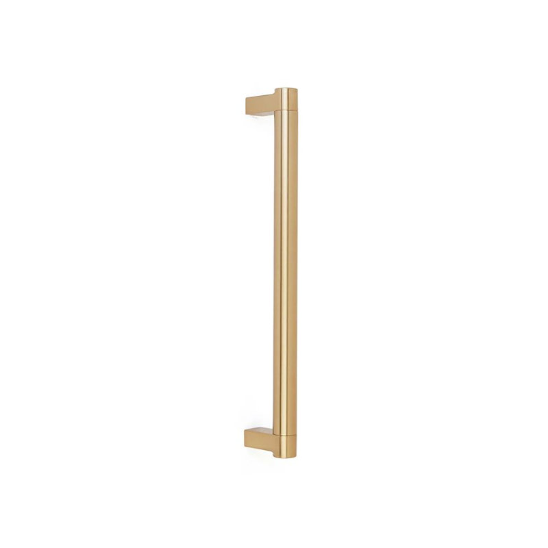 Emtek Select Appliance Pull Rectangular Stem & Smooth Bar, (GBTB), 36", Satin Brass