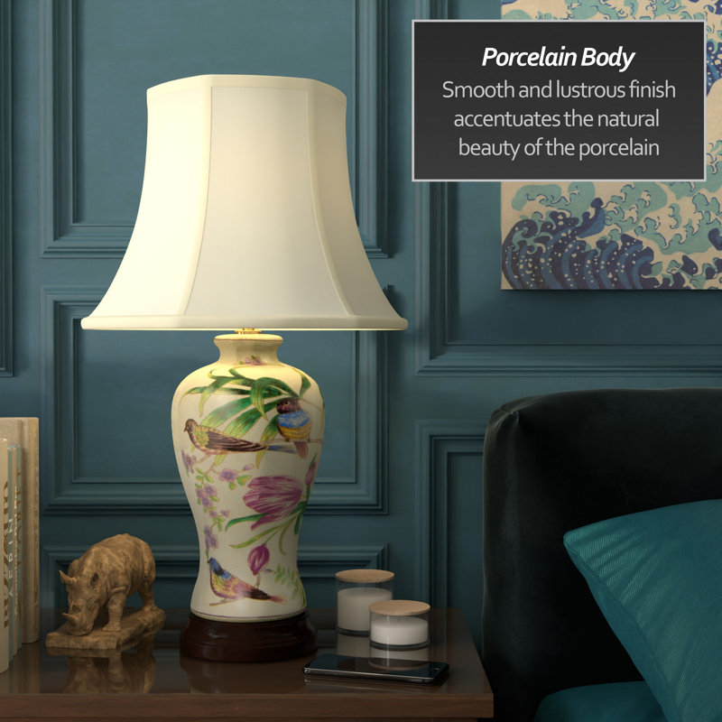 Floral  24.5" Table Lamp