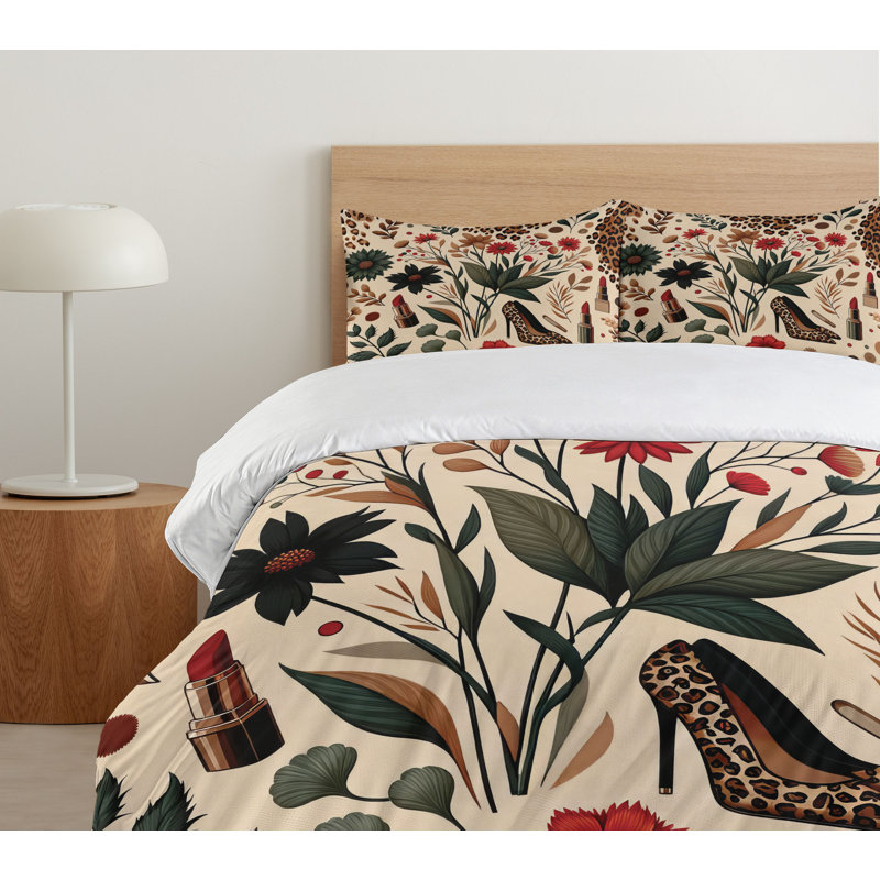 Autumnal Duvet Cover, Queen Duvet Cover + 2 Standard Shams