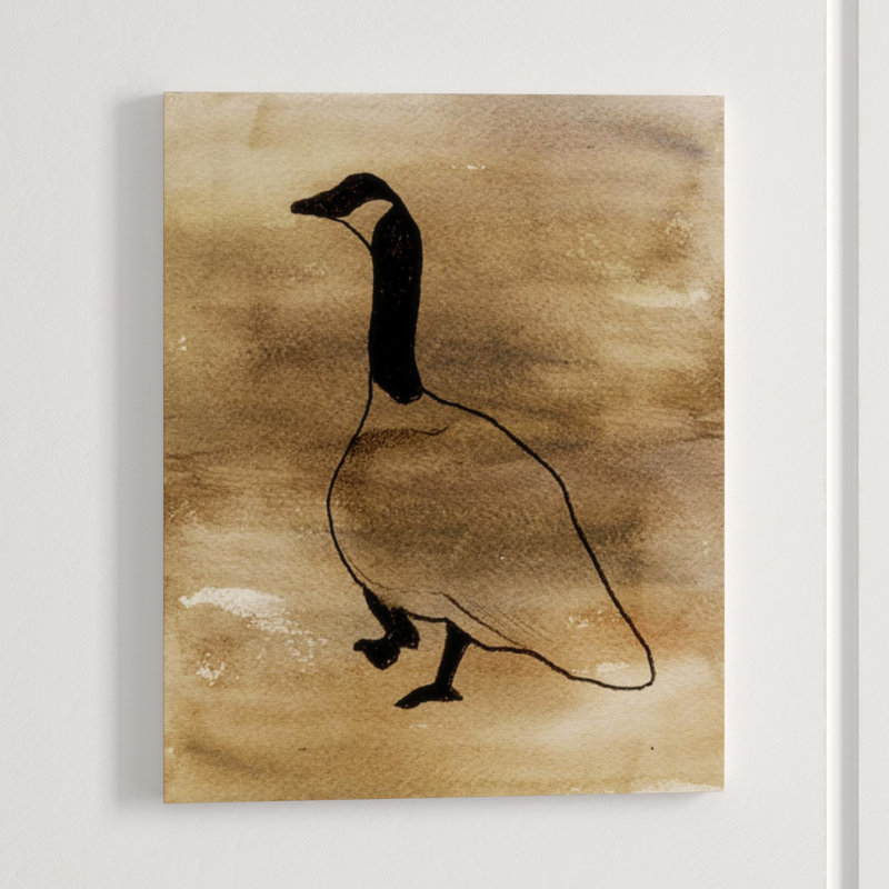 First Step I Print by Michelle Bennett, Image Brush Gel, 25" H x 20" W x 1.5" D