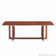 Table basse rectangulaire en bois massif