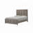 Wooden Panel Platform Bed