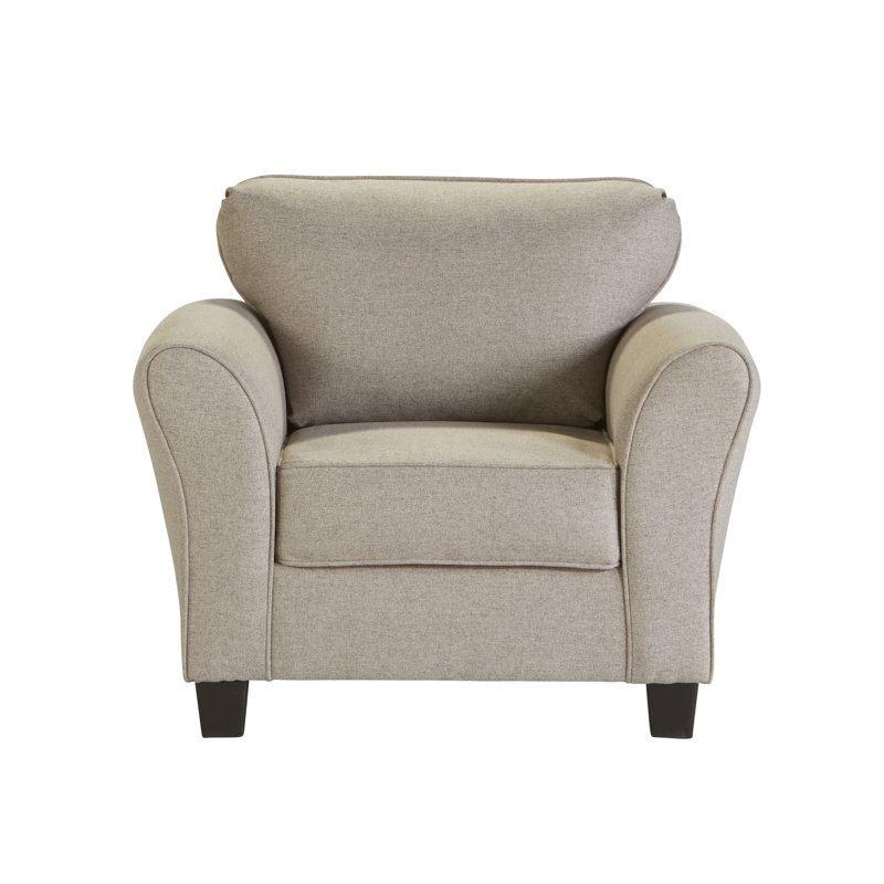 Dewald Upholstered Armchair, Yablon Barley