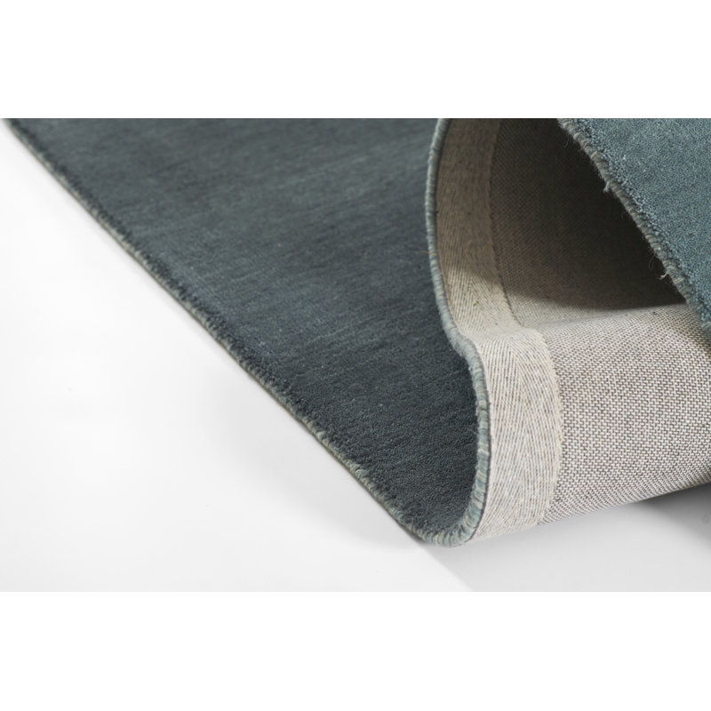 Momeni Hand Loomed Wool Ombre Area Rug in Blue, Rectangle 6' x 9'