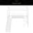 Metal House Bed With Slide, Twin Size Metal Loft Bed With Two-Sided Writable Wooden Board-246534034