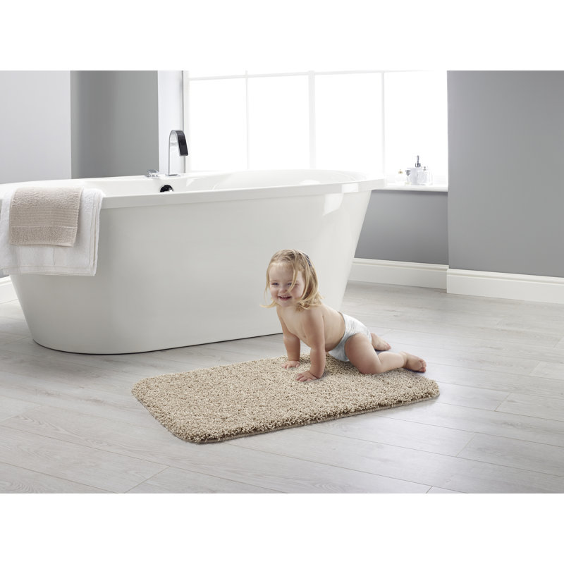 Buddy Bath Mat, 120cm L x 67cm W, Beige