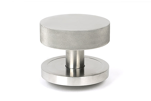 Satin Brass Brompton Centre Door Knob (Plain), Satin Marine