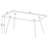 Vendas Chrome Rectangular Glass Top Dining Table