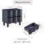 Table de chevet 2 tiroirs Modern-1150949529