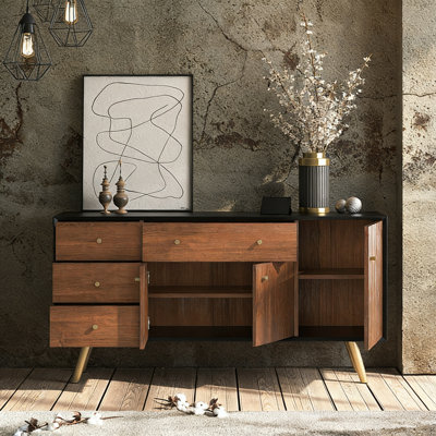 Buffet simple de style nordique moderne