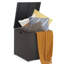 Boîte de rangement pour terrasse en rotin avec gallon Costway
