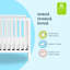 Lit de bébé convertible à profil bas 4 en 1 Colby-21586529